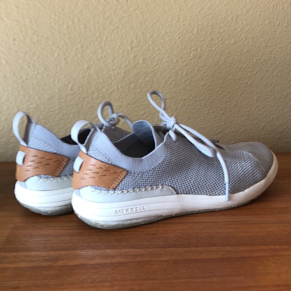 Merrell Gridway Glacier Grey shoes moccasins Size 7